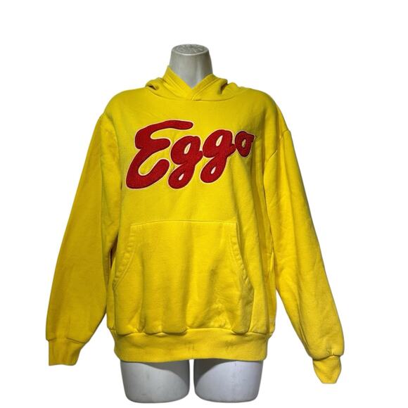 Kellogg’s Eggo Waffles Yellow Tracksuit Hoodie Sweatpants Set Unisex Size S M - Picture 1 of 16